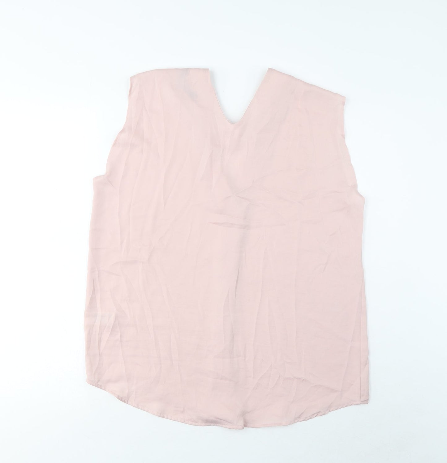 Womens UK Size 12 Marks and Spencer Pink Basic Tank