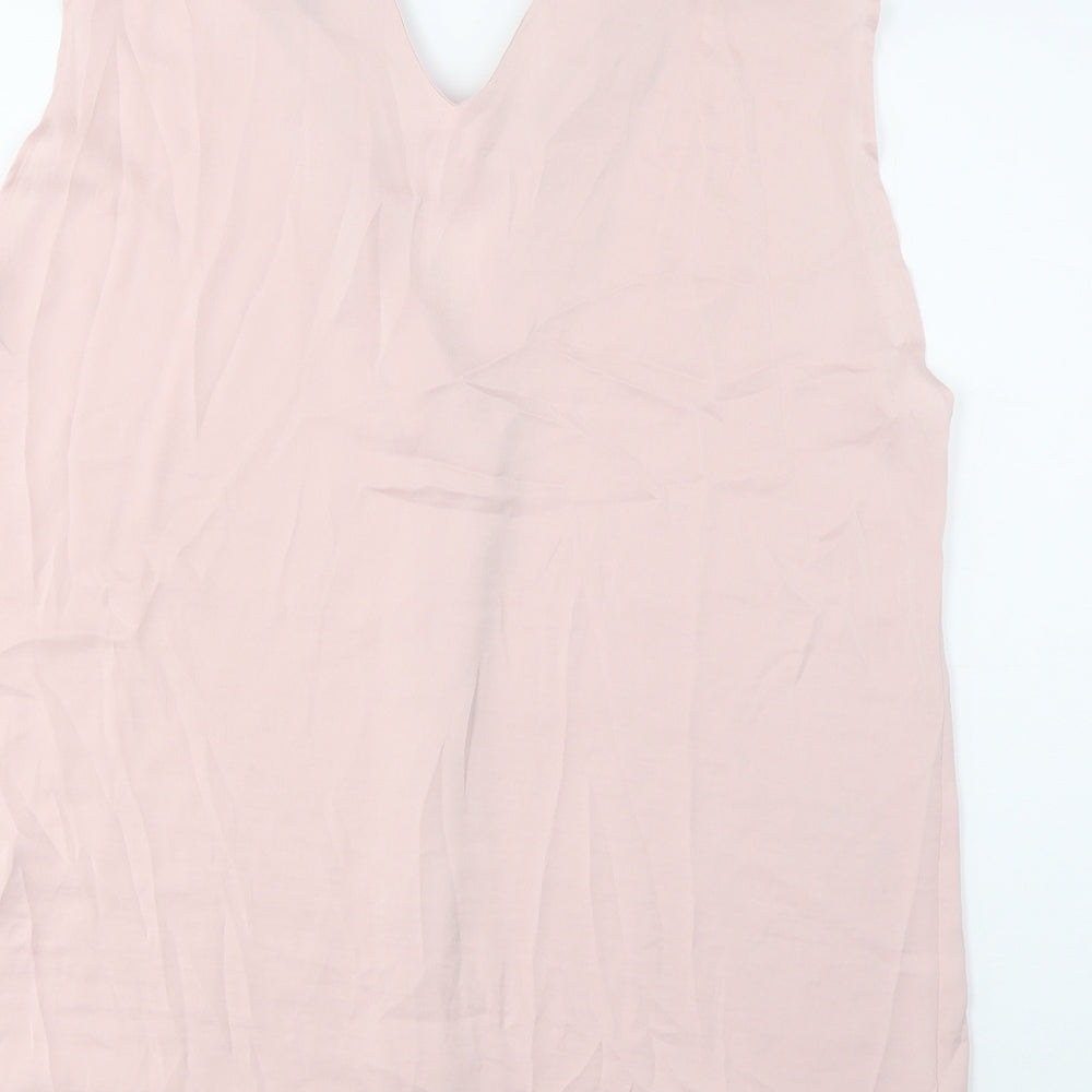 Womens UK Size 12 Marks and Spencer Pink Basic Tank