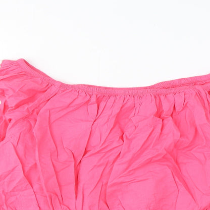 Womens UK Size 18 Marks and Spencer Pink Basic Blouse