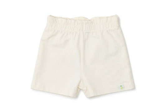 Marks and Spencer Girls Beige Cotton Cropped Trousers Size 3-6 Months Pullover - Lemon