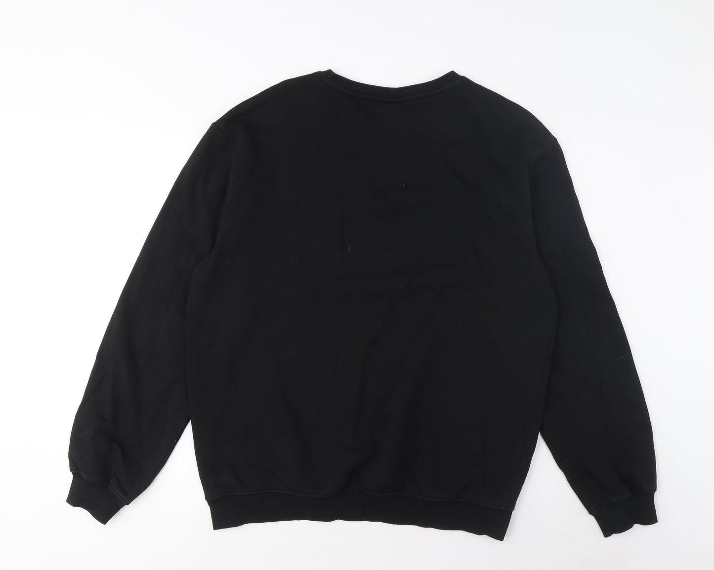 Mens UK Size S H&M Black Pullover Sweatshirt