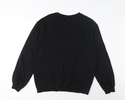 Mens UK Size S H&M Black Pullover Sweatshirt