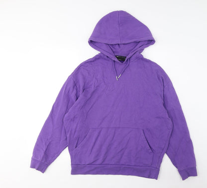 Womens UK Size 2XS ASOS Purple Pullover Hoodie