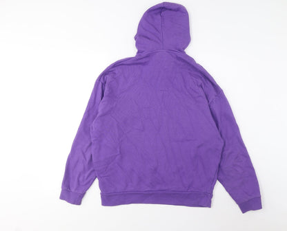 Womens UK Size 2XS ASOS Purple Pullover Hoodie