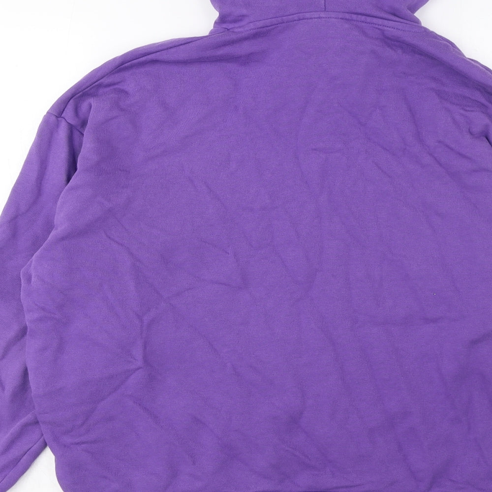 Womens UK Size 2XS ASOS Purple Pullover Hoodie