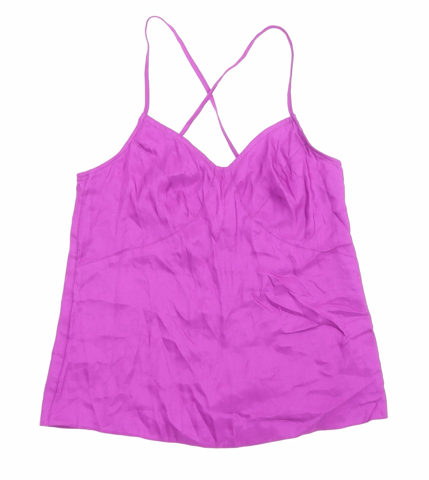 Womens UK Size 8 Topshop Purple Camisole Tank