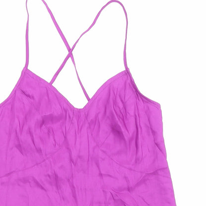 Womens UK Size 8 Topshop Purple Camisole Tank