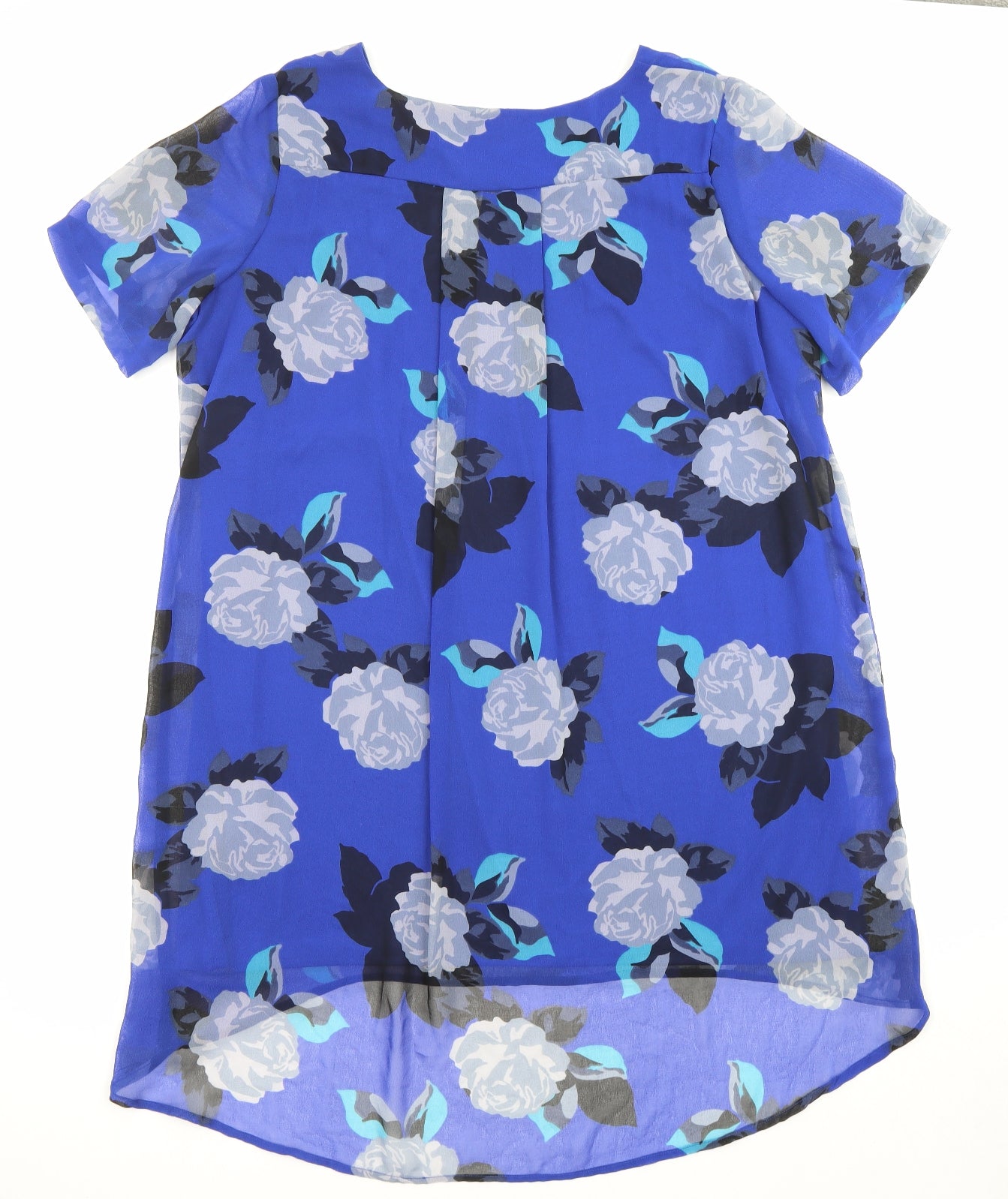 Womens UK Size 20 Simply Be Blue Tunic Blouse