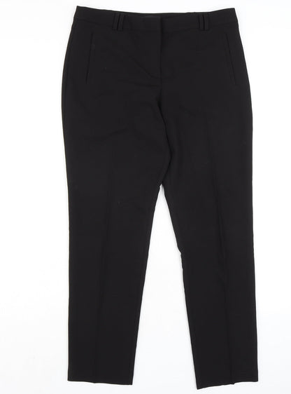 Womens UK Size 12 Topshop Regular Fit  Black Trousers