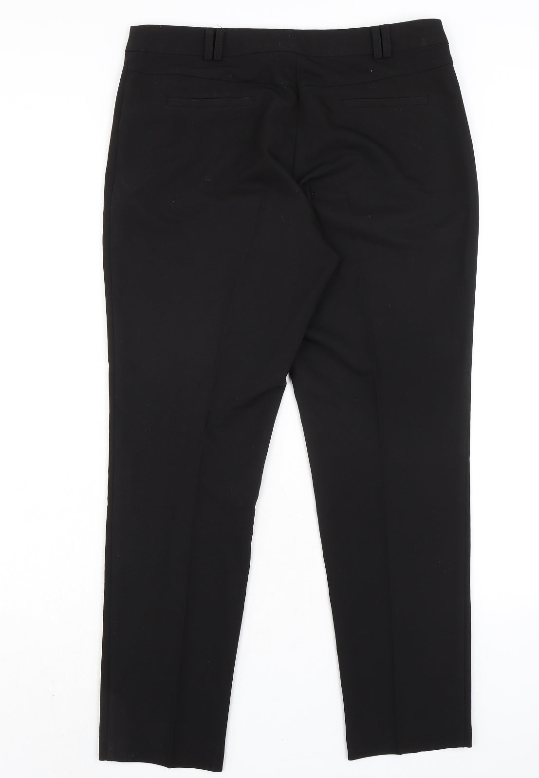 Womens UK Size 12 Topshop Regular Fit  Black Trousers