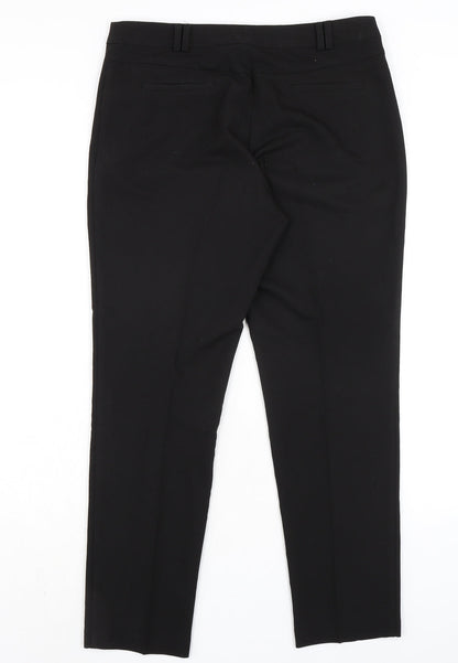 Womens UK Size 12 Topshop Regular Fit  Black Trousers