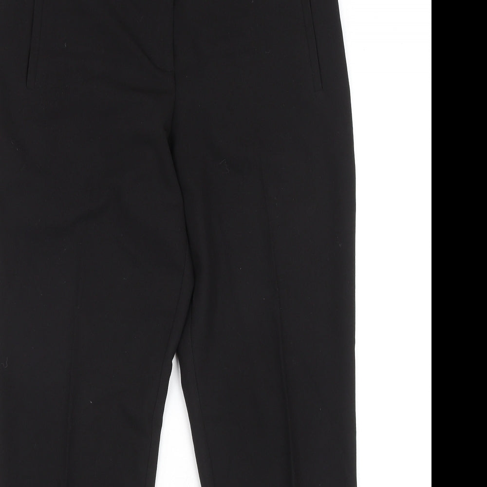 Womens UK Size 12 Topshop Regular Fit  Black Trousers