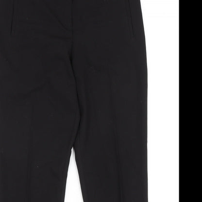 Womens UK Size 12 Topshop Regular Fit  Black Trousers