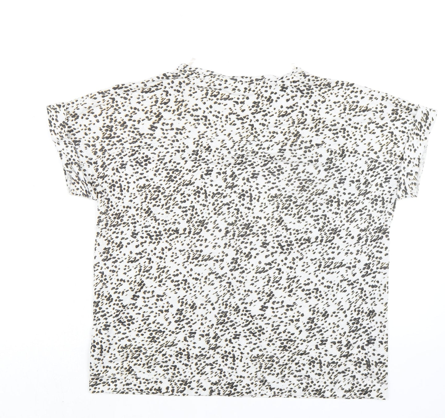 Womens UK Size 14 Marks and Spencer White Basic T-Shirt