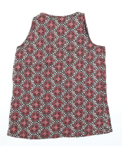Womens UK Size 12 New Look Multicoloured Basic Tank