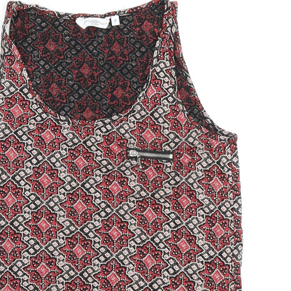 Womens UK Size 12 New Look Multicoloured Basic Tank