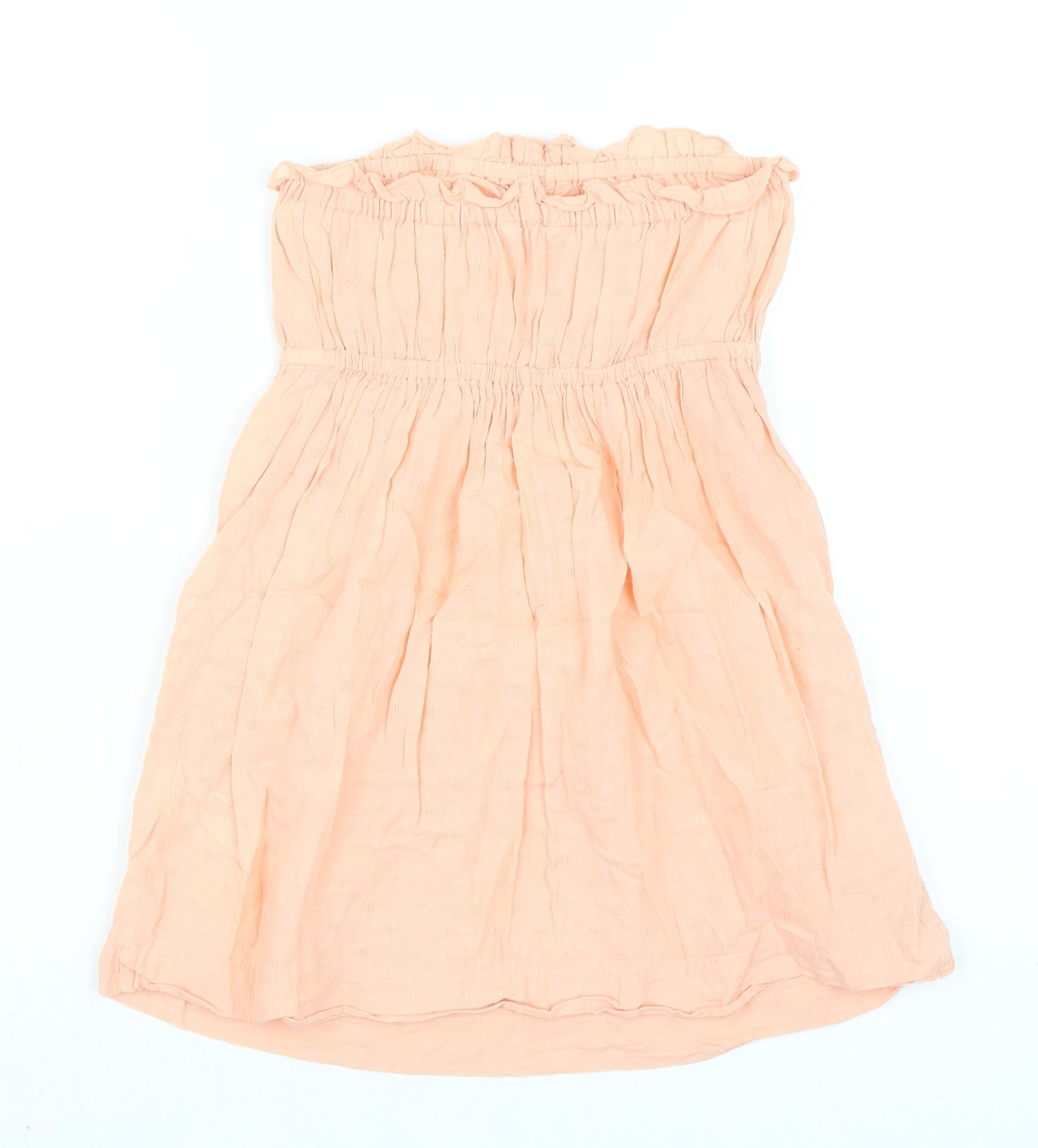 Womens UK Size 10 New Look Orange Basic Blouse