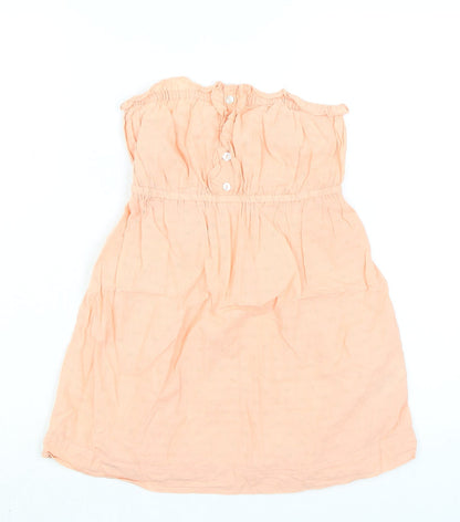 Womens UK Size 10 New Look Orange Basic Blouse