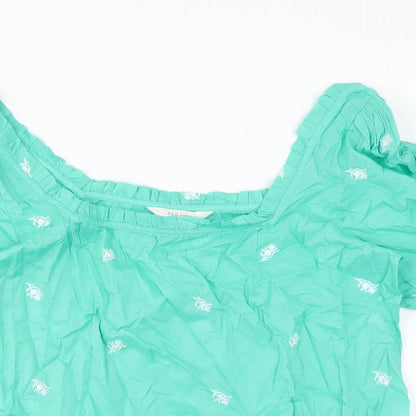 Womens UK Size 10 Per Una Gold Basic T-Shirt