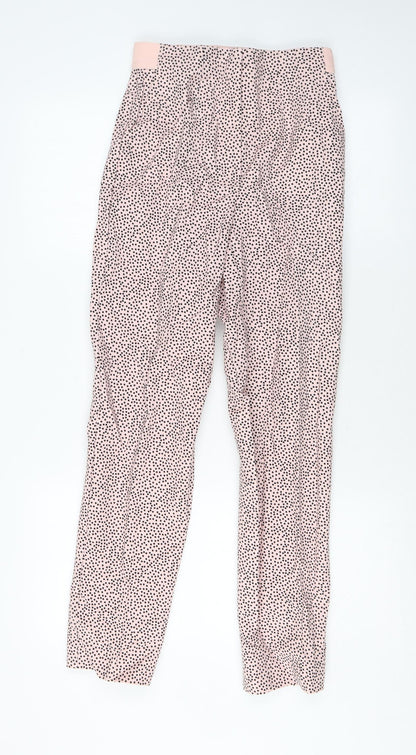 Womens UK Size 6 Marks and Spencer Regular Fit  Pink Trousers