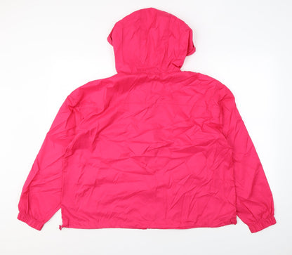 Womens UK Size L Marks and Spencer Pink Rain Coat