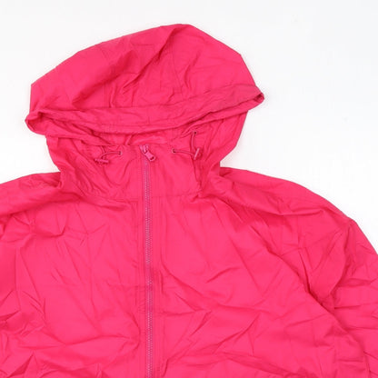 Womens UK Size L Marks and Spencer Pink Rain Coat