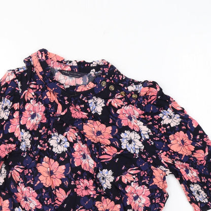 Womens UK Size 6 Marks and Spencer Multicoloured Basic Blouse