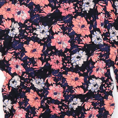Womens UK Size 6 Marks and Spencer Multicoloured Basic Blouse