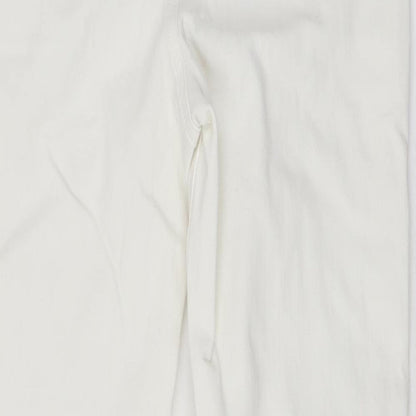Womens UK Size 8 Marks and Spencer Regular Fit Skinny White Jeans