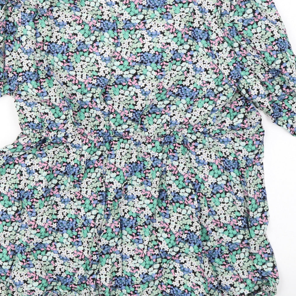 Womens UK Size 10 Marks and Spencer Multicoloured Basic Blouse