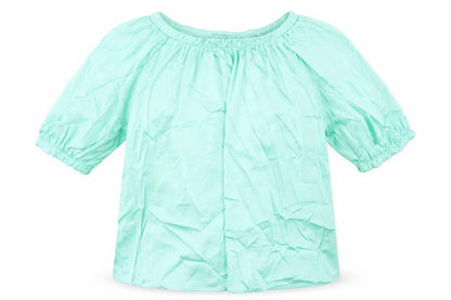 Womens UK Size 8 Marks and Spencer Green Basic Blouse