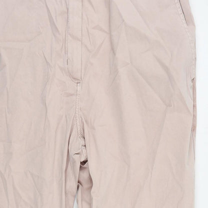 Womens UK Size 20 Marks and Spencer Regular Fit Chino Pink Trousers