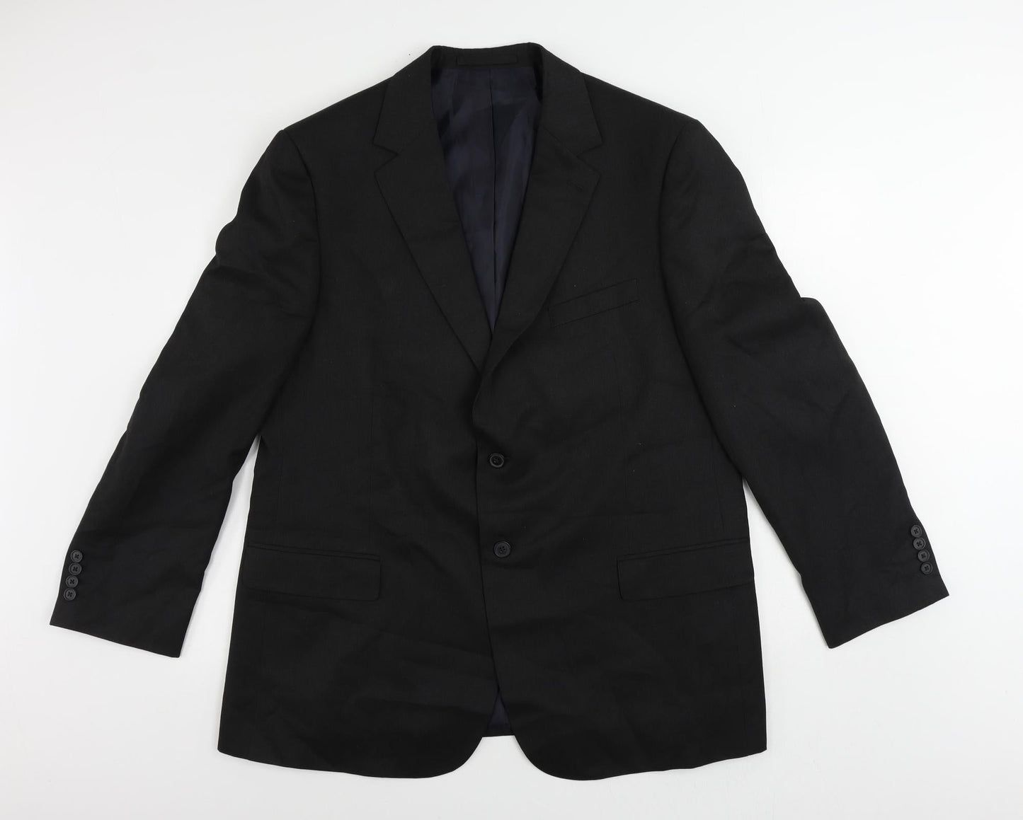 Mens UK Size 46 Marks and Spencer Regular Black Suit Jacket