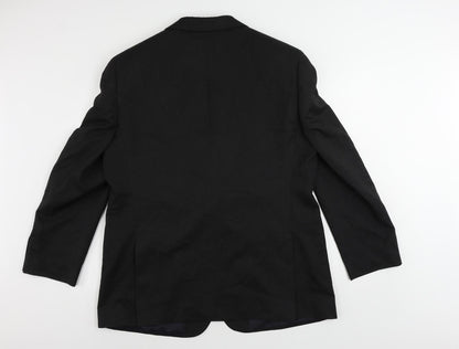 Mens UK Size 46 Marks and Spencer Regular Black Suit Jacket