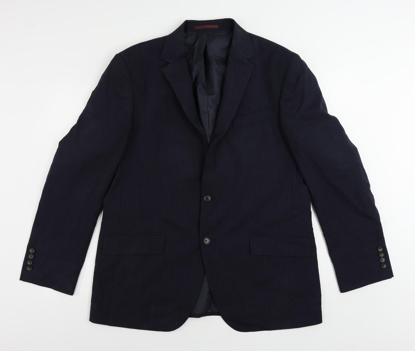 Mens UK Size 42 Marks and Spencer Regular Blue Suit Jacket