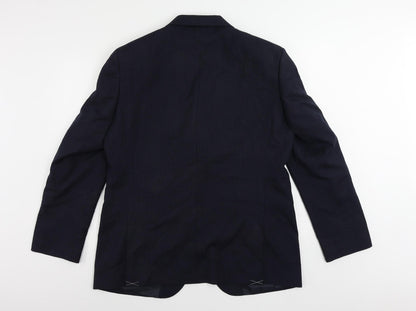 Mens UK Size 42 Marks and Spencer Regular Blue Suit Jacket