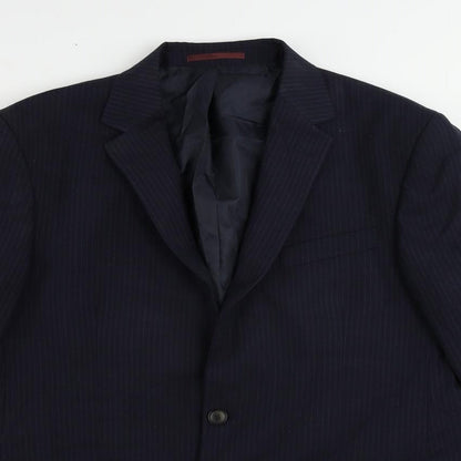 Mens UK Size 42 Marks and Spencer Regular Blue Suit Jacket