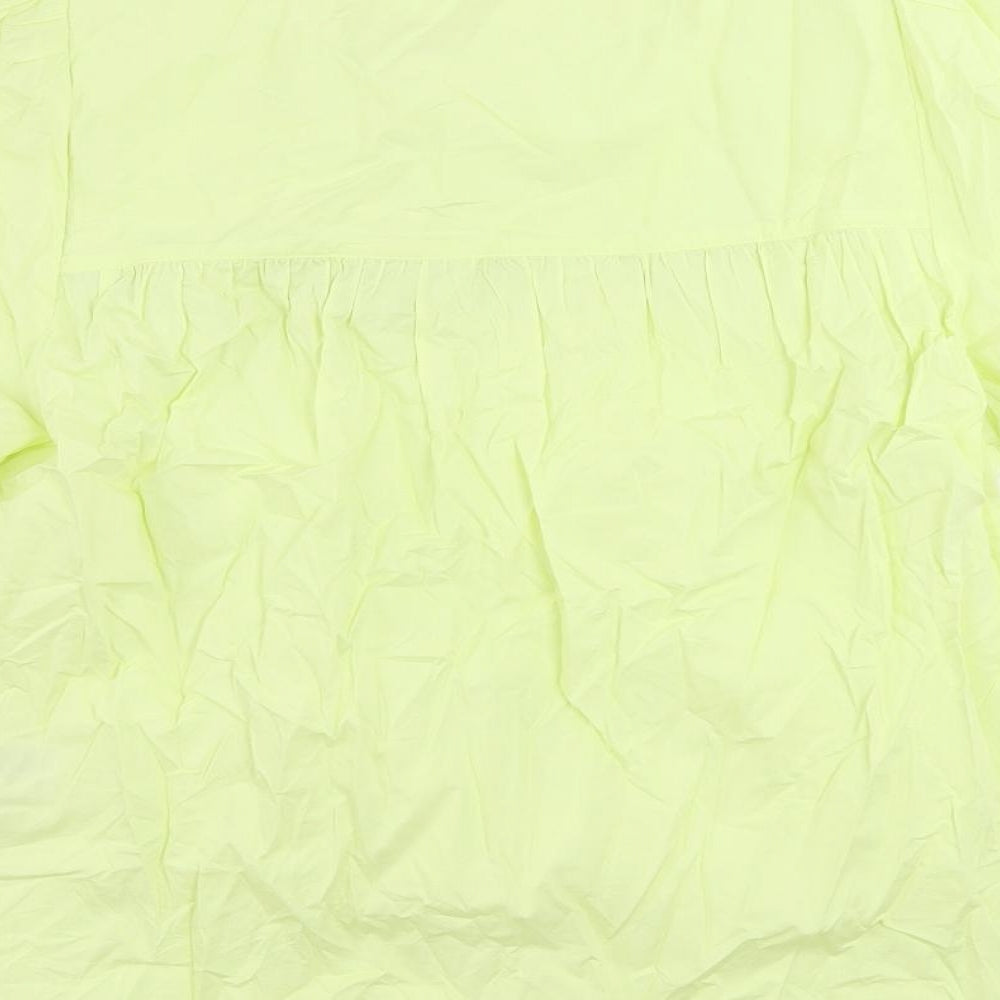 Womens UK Size 10 Marks and Spencer Yellow Basic Blouse
