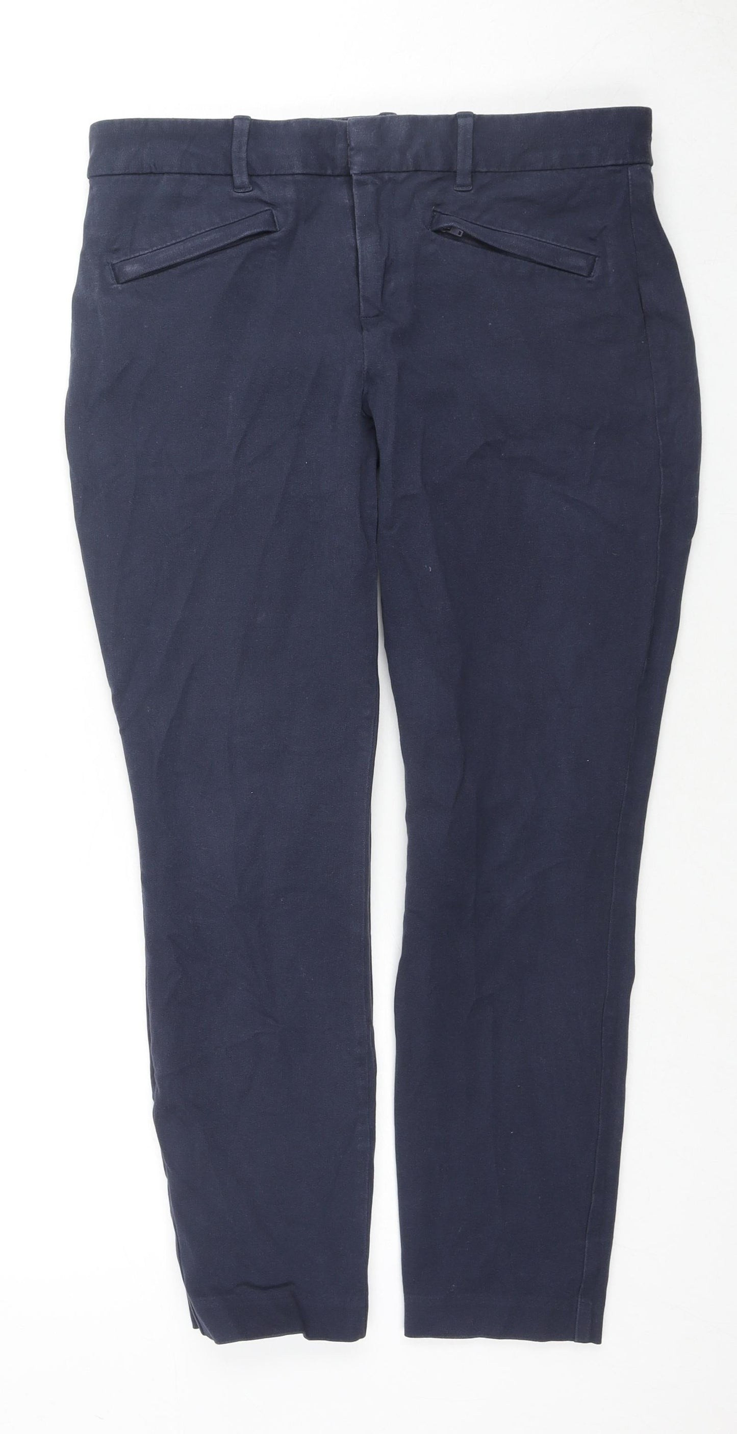 Womens UK Size 8 Gap Regular Fit  Blue Trousers