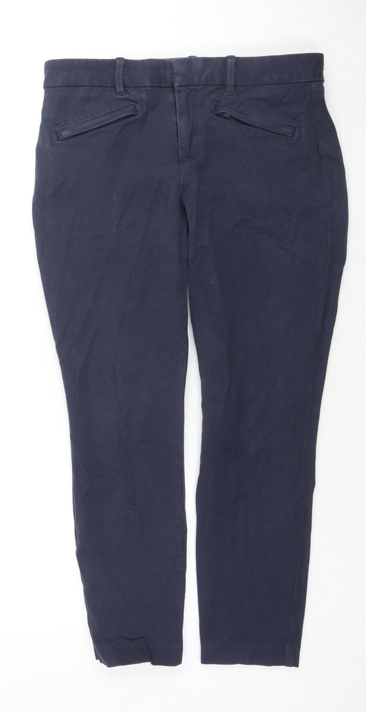 Womens UK Size 8 Gap Regular Fit  Blue Trousers