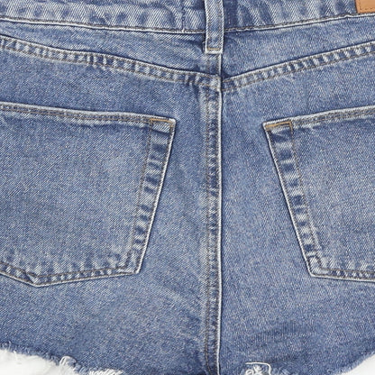 BDG Womens Blue Cotton Cut-Off Shorts Size 29 in L3 in Regular Zip