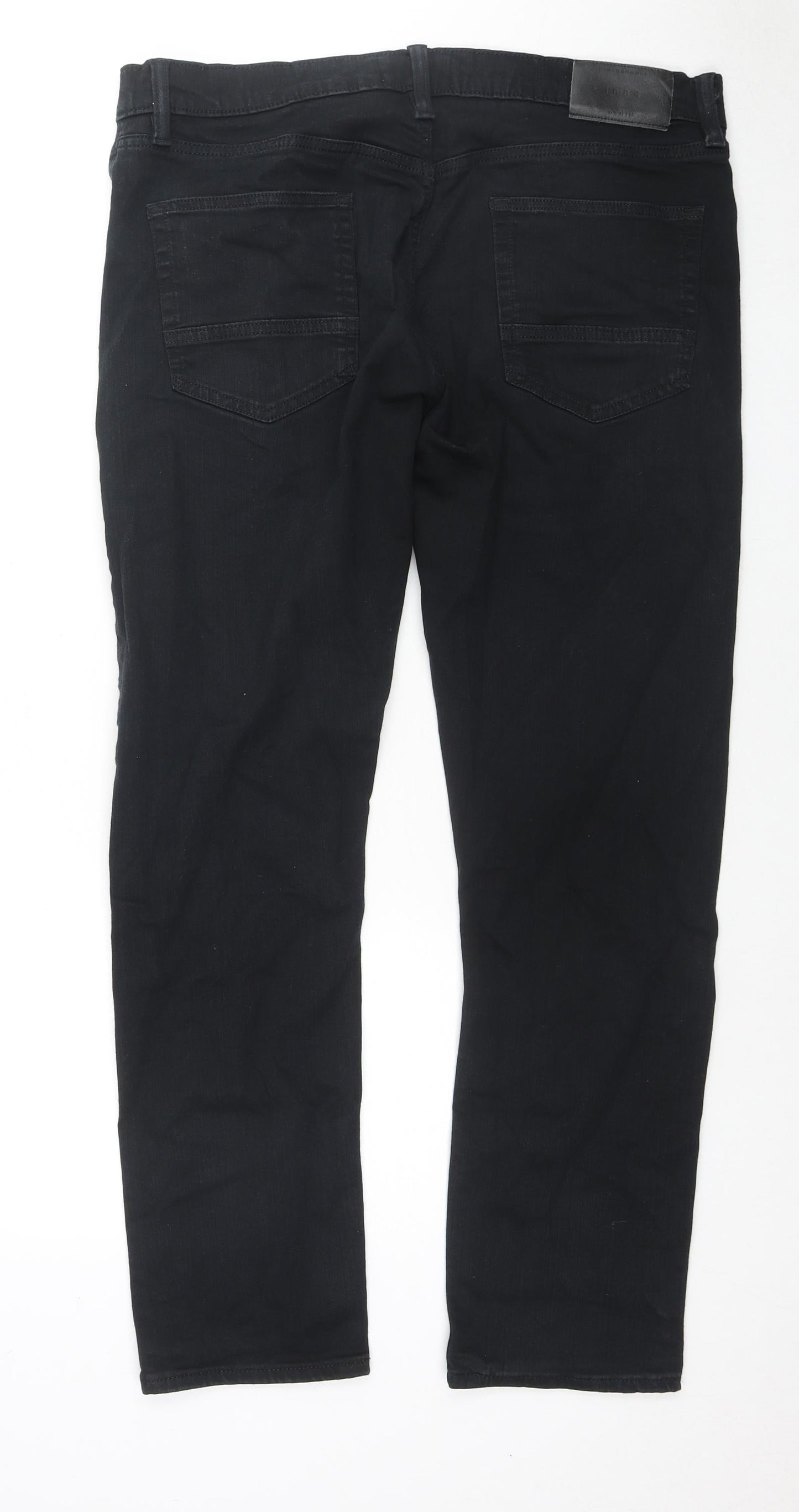 Womens UK Size 36 in Marks and Spencer Regular Fit Straight Black Jeans