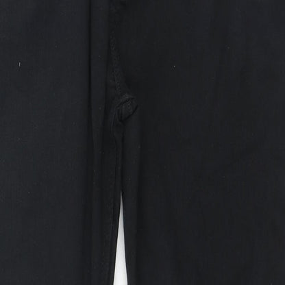 Womens UK Size 36 in Marks and Spencer Regular Fit Straight Black Jeans