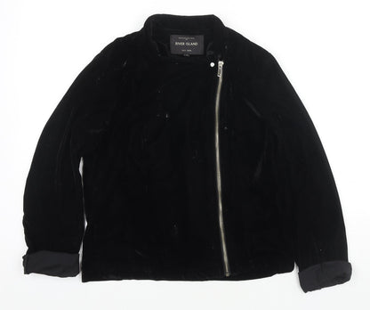 Womens UK Size 8 River Island Black Jacket