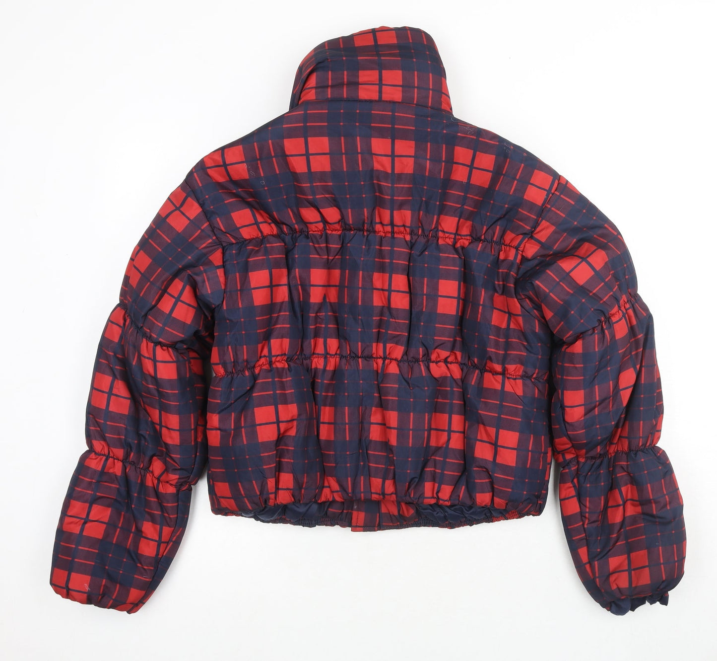 Womens UK Size 8 PRETTYLITTLETHING Red Puffer Jacket