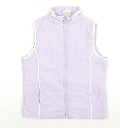 Womens UK Size 10 For Women Purple Gilet
