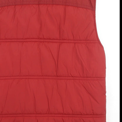 Mens UK Size M Marks and Spencer Red Gilet