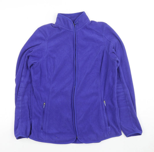 GOODMOVE Womens Purple Jacket Size 12 Zip