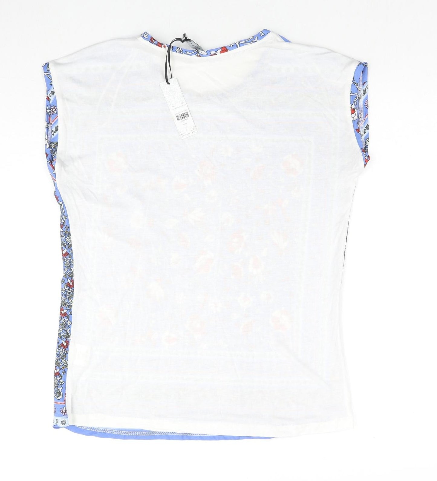 Womens UK Size 8 Intuition Multicoloured Basic Blouse