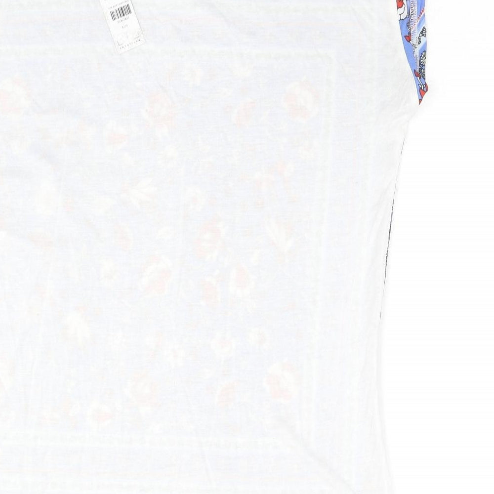 Womens UK Size 8 Intuition Multicoloured Basic Blouse